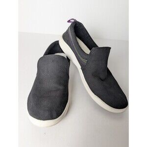 Vionic Beach Washable Canvas Slip-On Shoes Marshall Black Women's US 6 Vacation